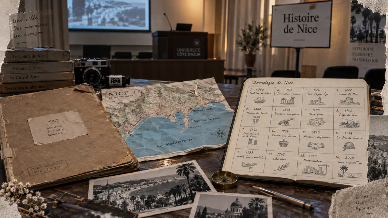 Une conférence sur l’histoire de Nice ce lundi au CUM