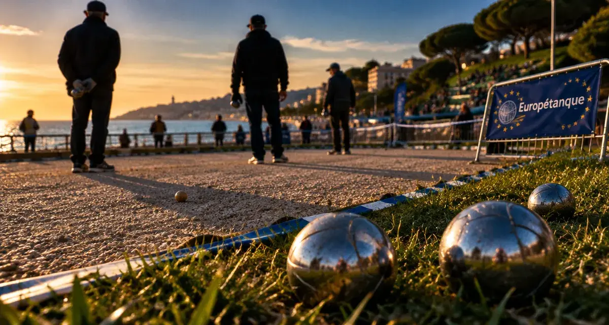 Pétanque : des terrains éphémères sur la Promenade des Anglais