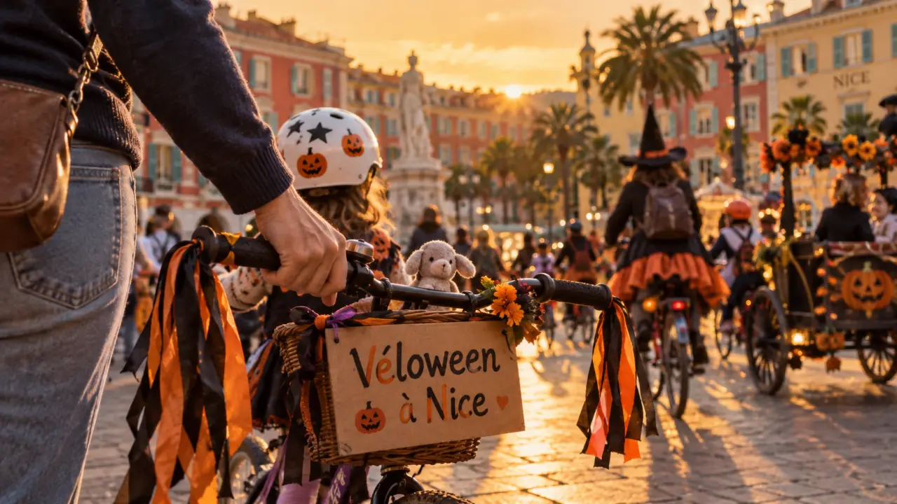 Véloween à Nice : une parade familiale à vélo le 31 octobre