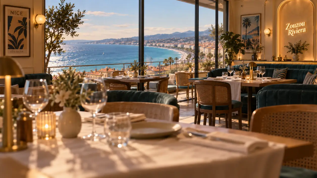Zouzou Riviera : un restaurant aux accents des années 1930 à Nice